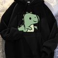 Hooded Sweatshirt, Casual, Dinosaur